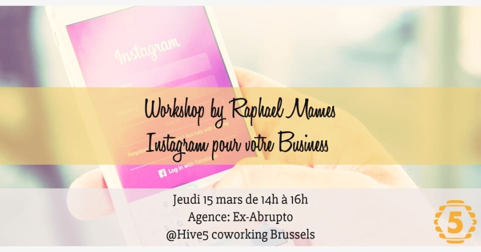 Workshop: Instagram pour votre Business